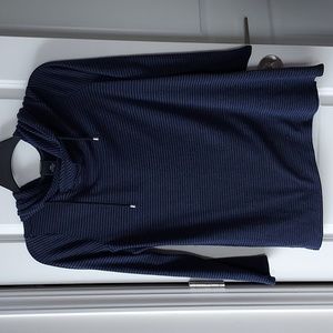 Premise long sleeve Hooded pullover blue/black medium
